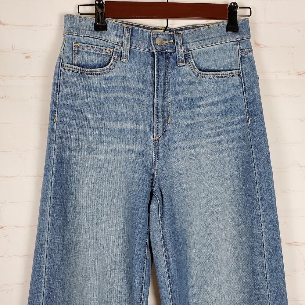 Joes Jeans The Mia High Rise Wide Leg Petite Size 26 Blue Hot Shot 30" Inseam - Picture 5 of 14
